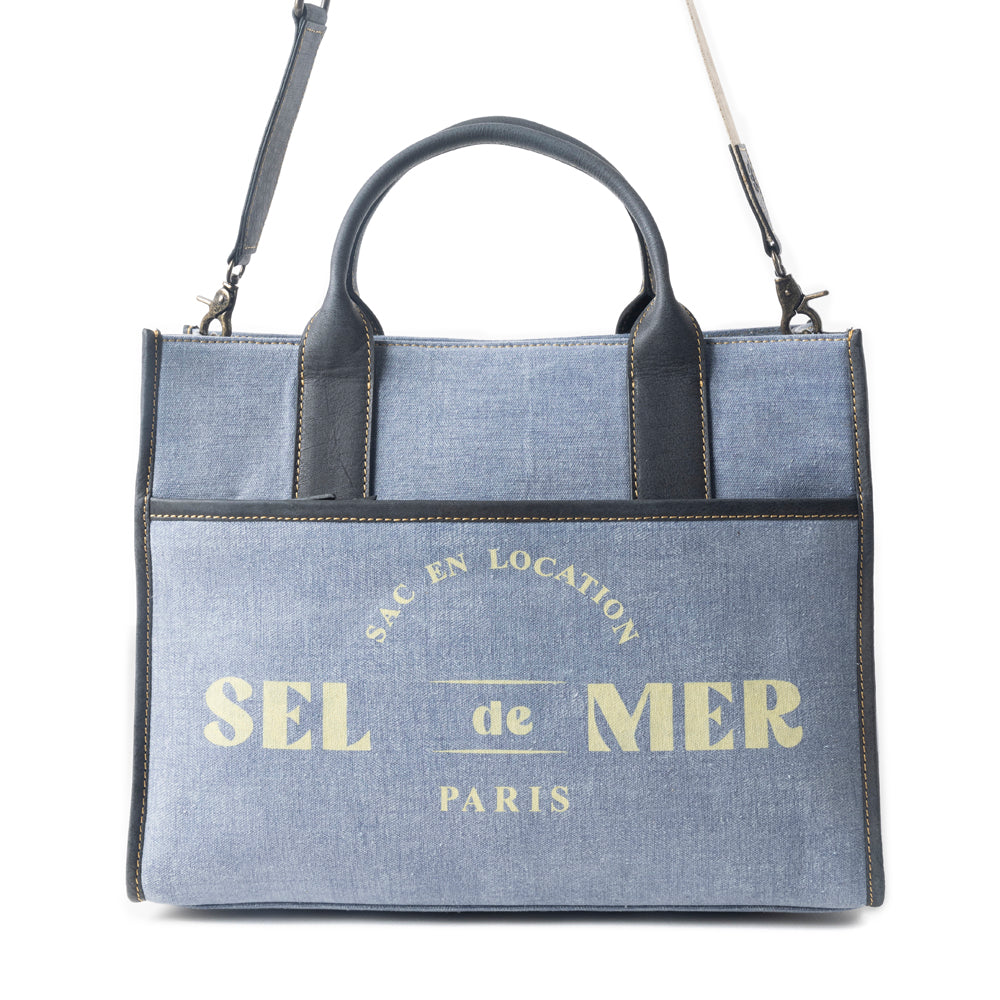 Sel de Mer Shoulder Bag in Blue - Myra USA