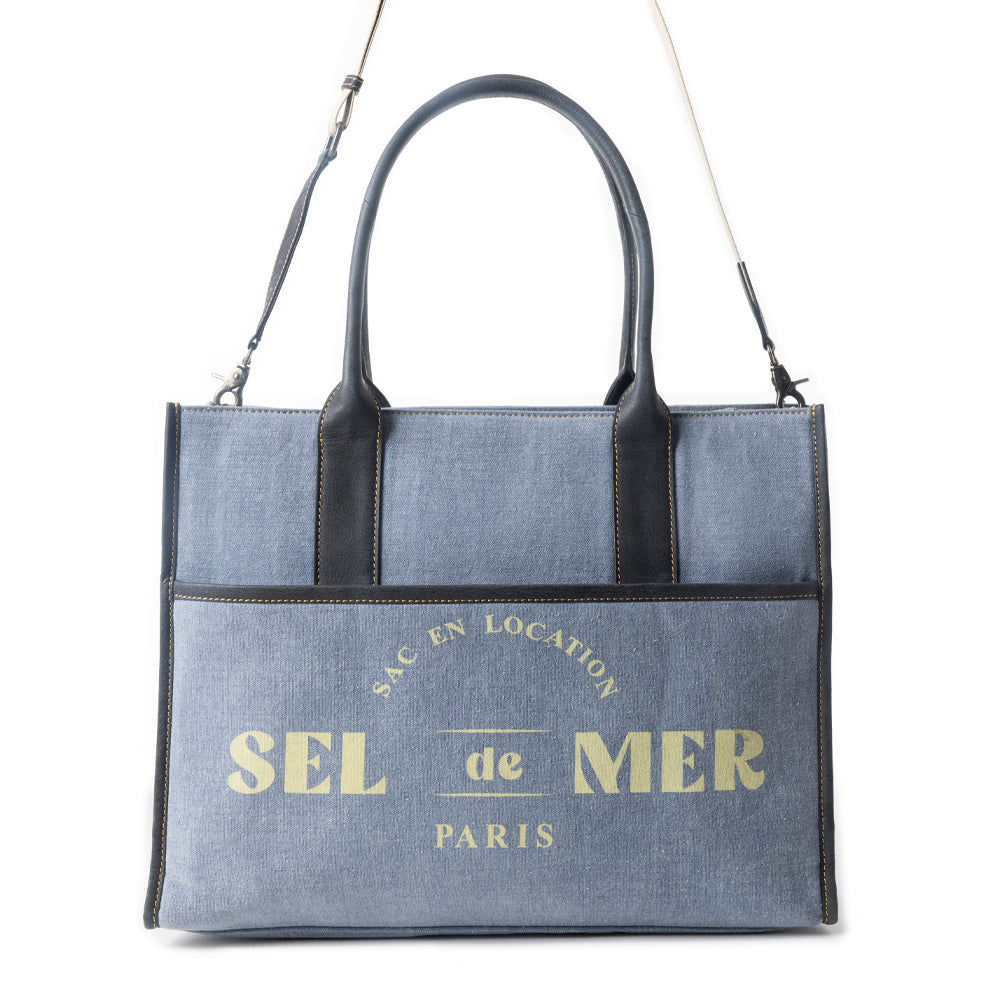 Sel de Mer Tote Bag in Blue - Myra USA