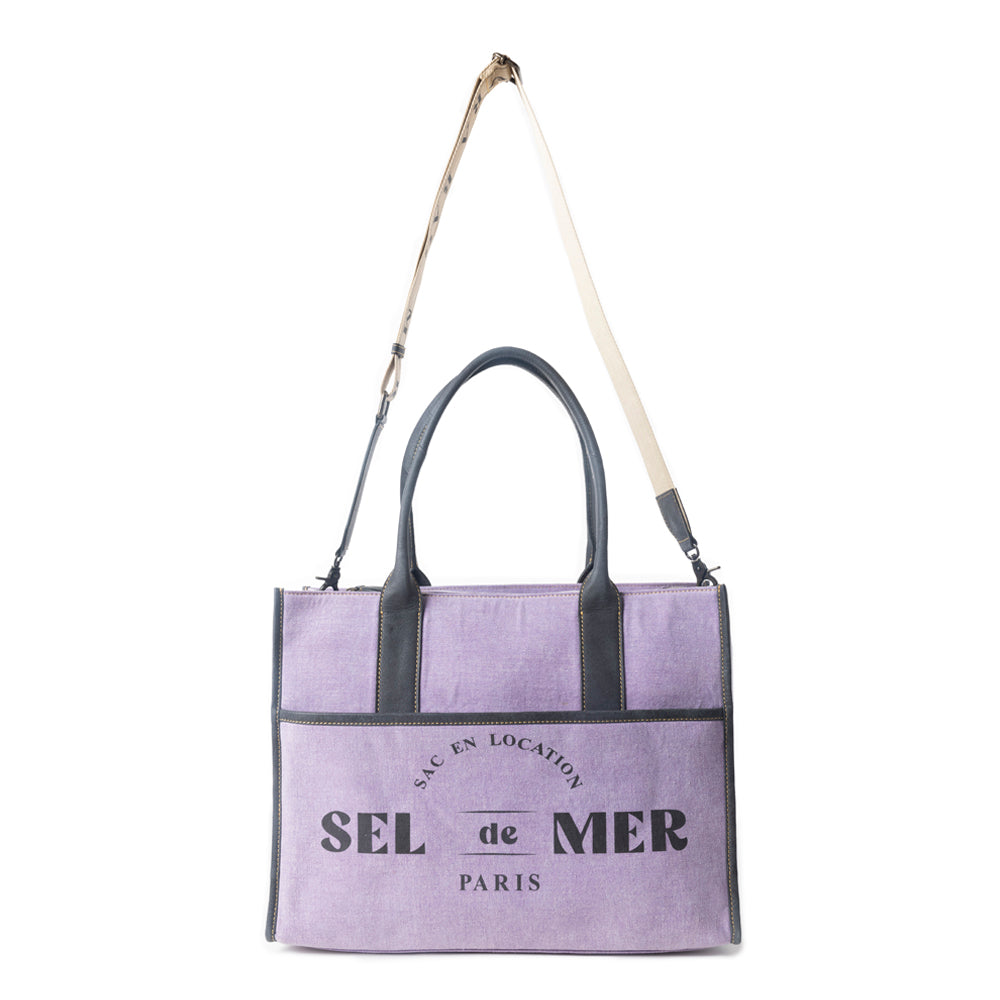 Sel de Mer Tote Bag in Purple