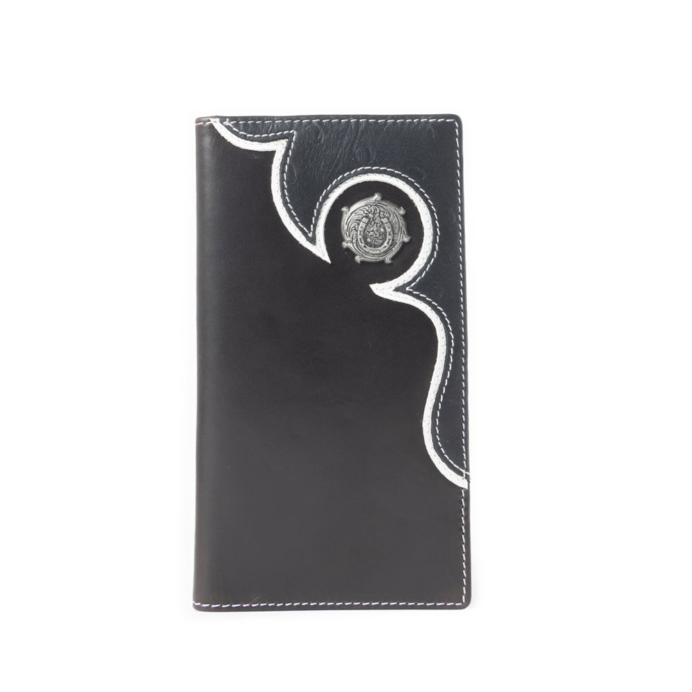 Blacksmith’s Mark Leather Wallet in Onyx Black - Myra USA