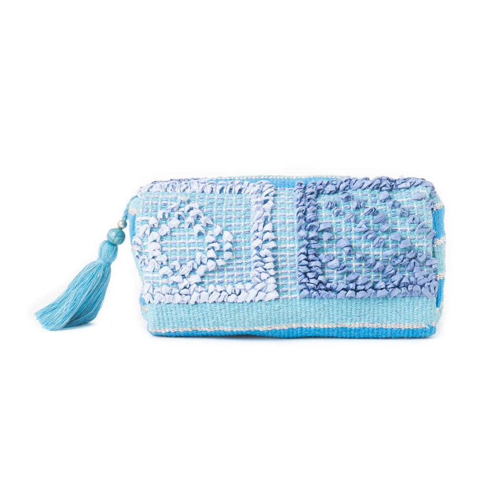 Mirage Drift Canvas Multi-Pouch in Icy Denim - Myra USA