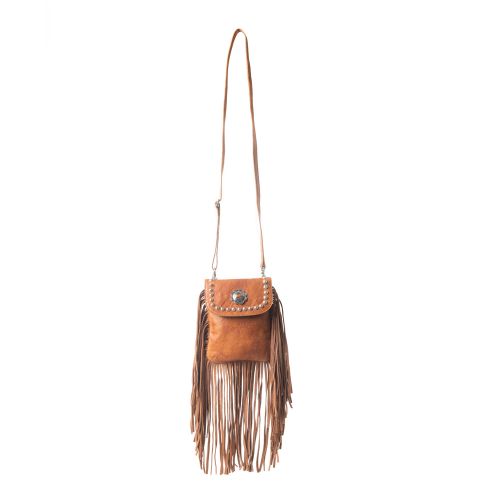 Wild Noir Leather Bag in Tan