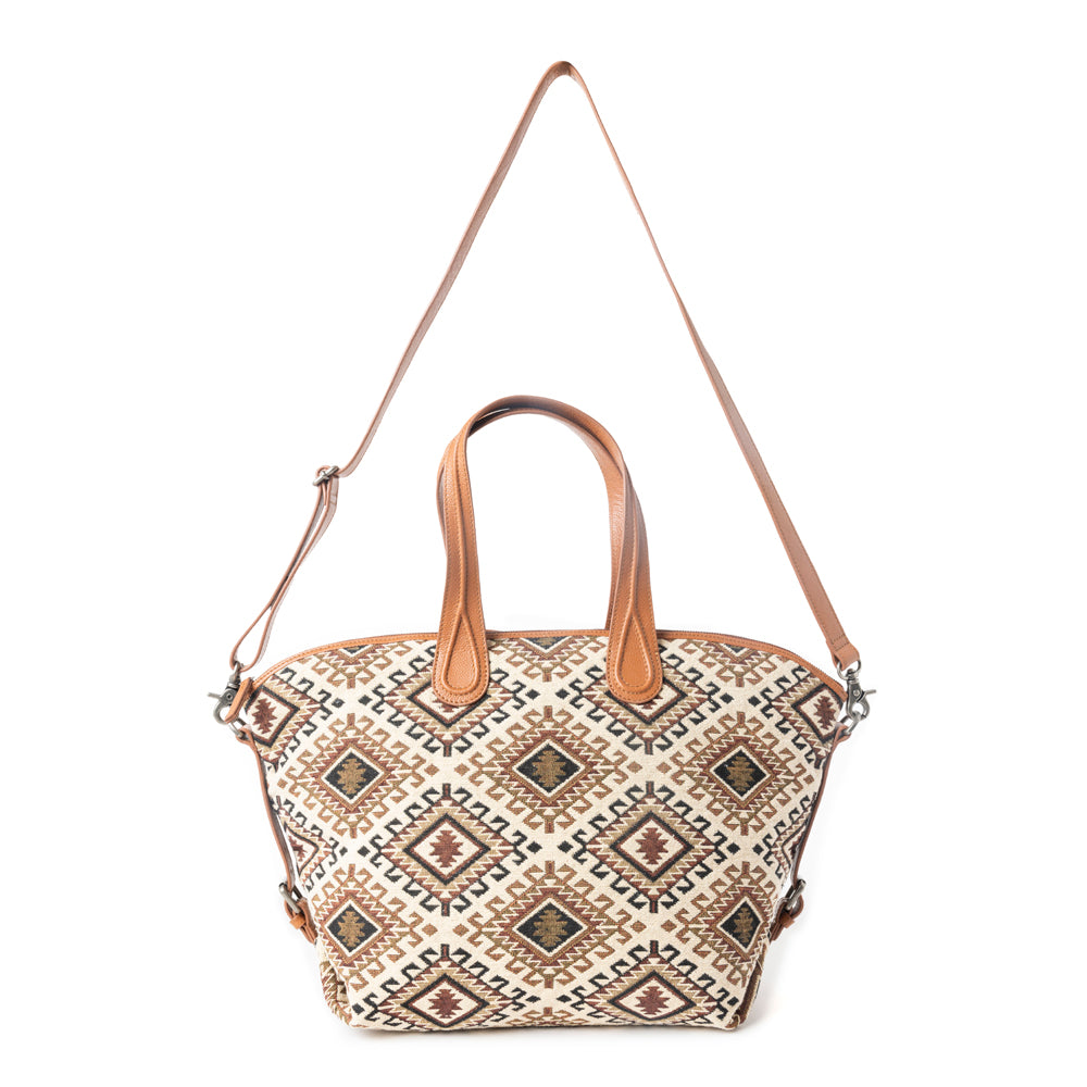 Bloomin' Ember Weekender Bag in Tribal Tan