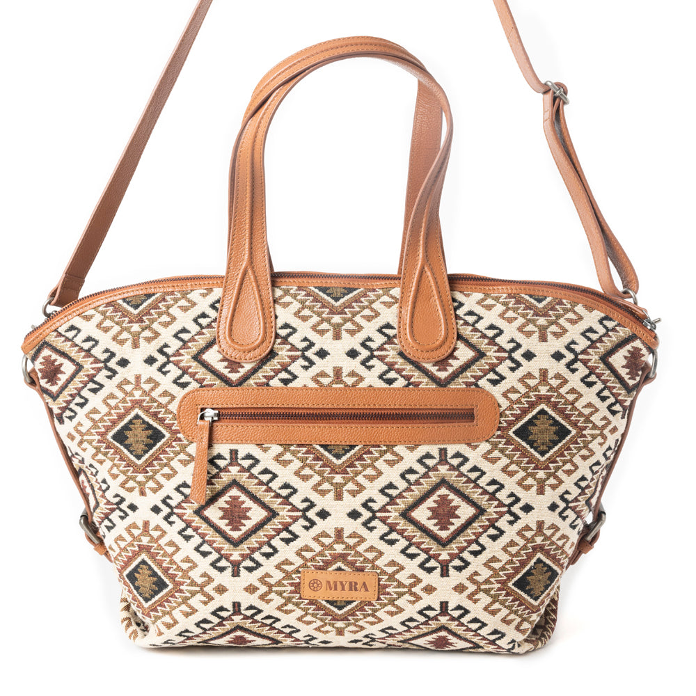 Bloomin' Ember Weekender Bag in Tribal Tan
