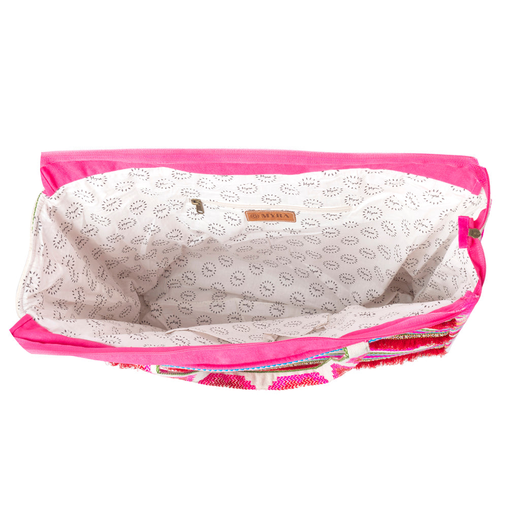 Myra Carnival Dawn Weekender Bag in Neon Fuchsia