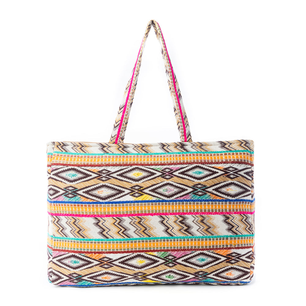Myra Heritage Sol Weekender Bag in Sunset Orange