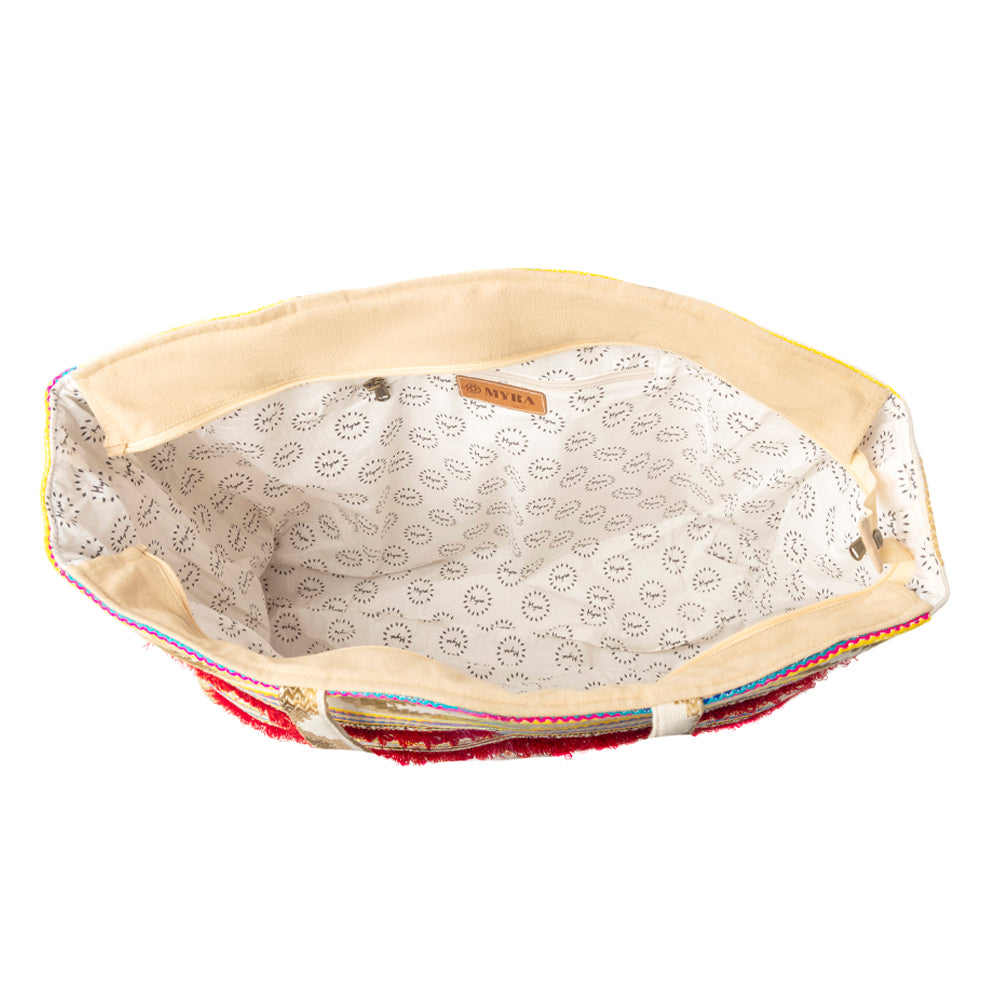 Myra Sundancer Weekender Bag in Crimson Wave