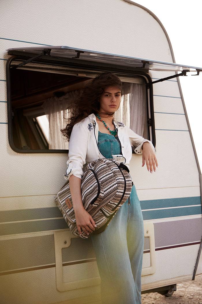 Myra Echoes of Earth Backpack in Sandy Ridge