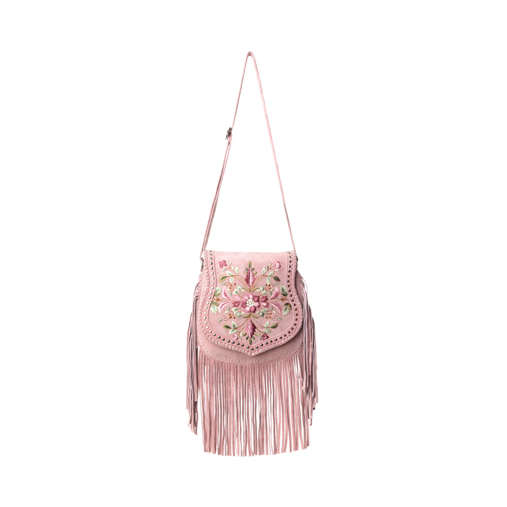 Myra Mojave Meadow Leather Bag in Old Rose - Myra USA