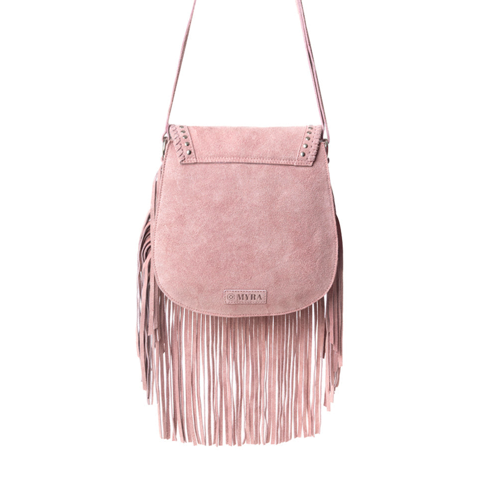 Myra Mojave Meadow Leather Bag in Old Rose - Myra USA