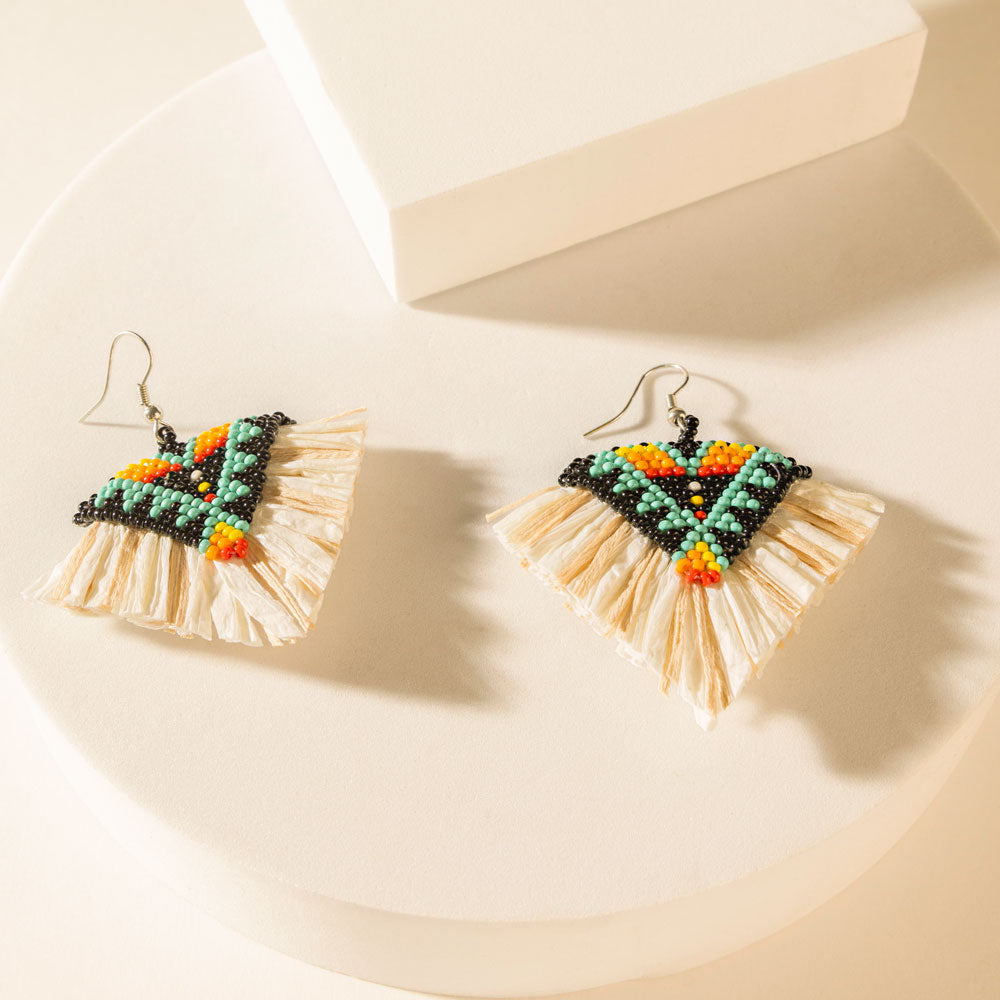 Whispers of the Tribe Earrings in Desert Gold