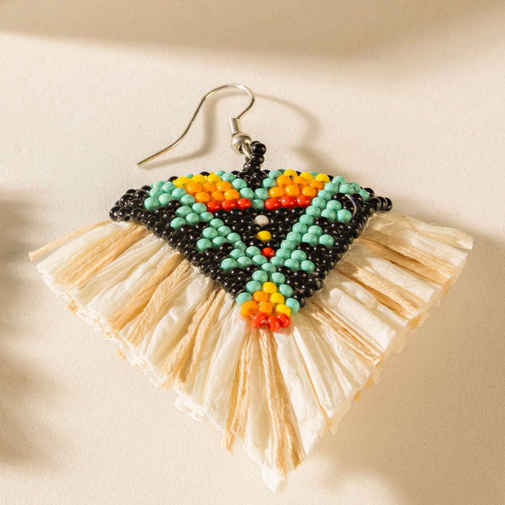 Whispers of the Tribe Earrings in Desert Gold