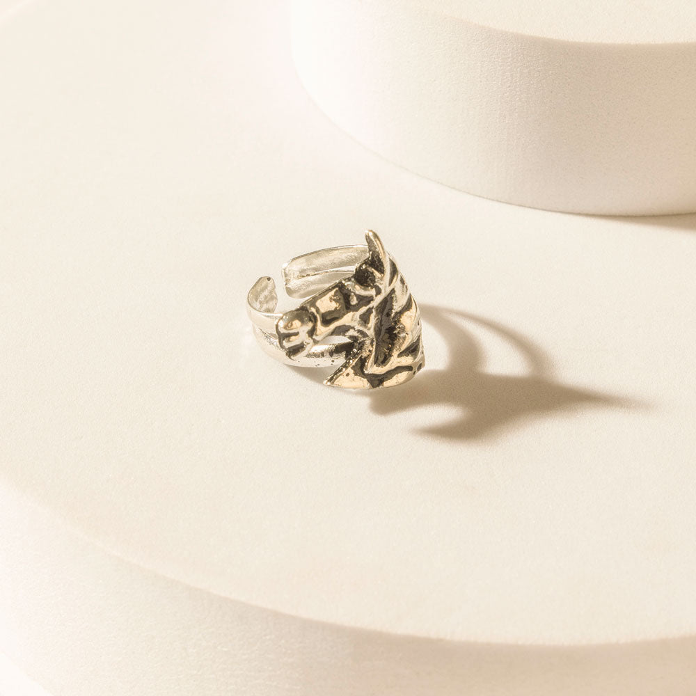 Wild Rein Rebel Ring in Night Silver - Myra USA