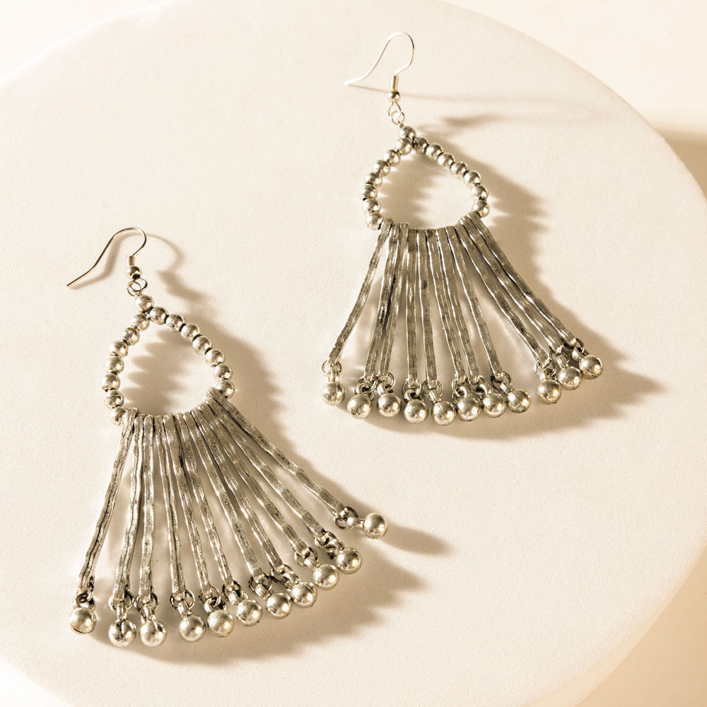 Emily Glow Earrings in Moonshine Silver
