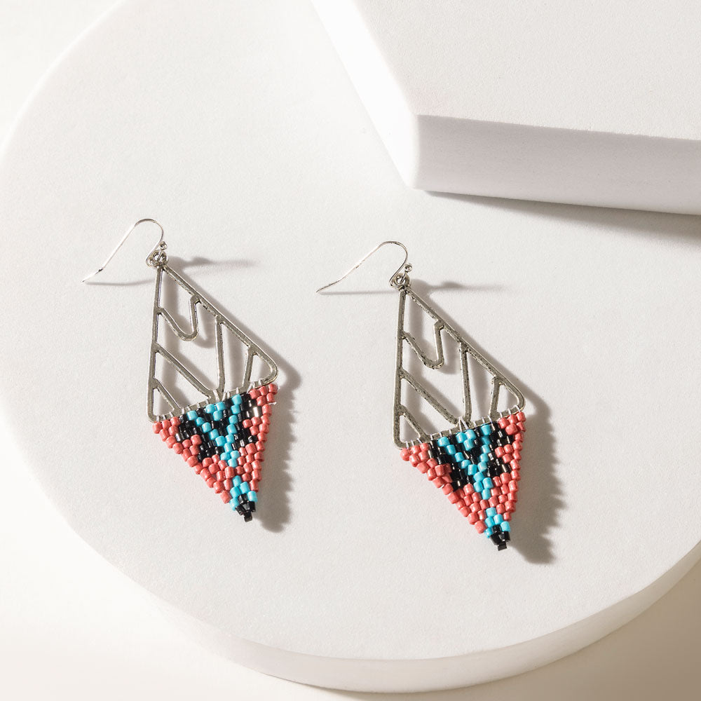 Sonora Blaze Earrings in Onyx Pink - Myra USA