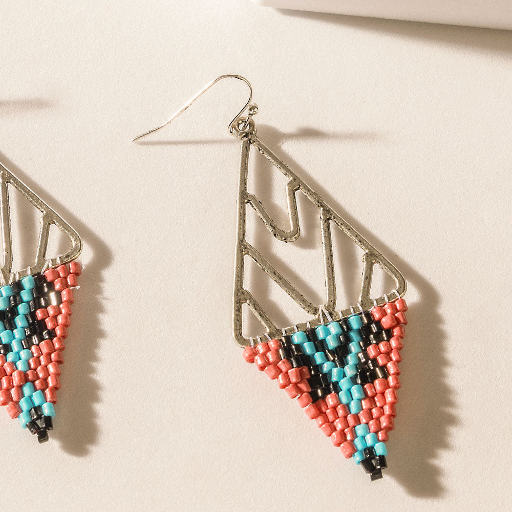 Sonora Blaze Earrings in Onyx Pink