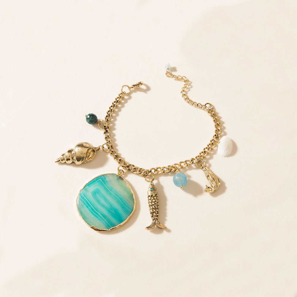 Aurelia’s Secrets Bracelet in Coral Gold - Myra USA