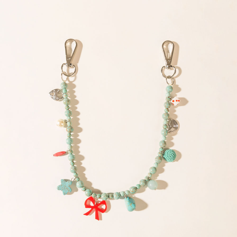 Nina’s Lucky Bag Charm in Ocean Blue - Myra USA