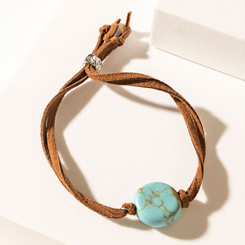Santa Fe Trail Bracelet in Antique Turquoise