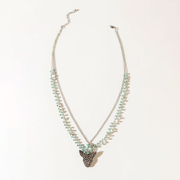 Spirit of the Plains Necklace in Moon Silver - Myra USA