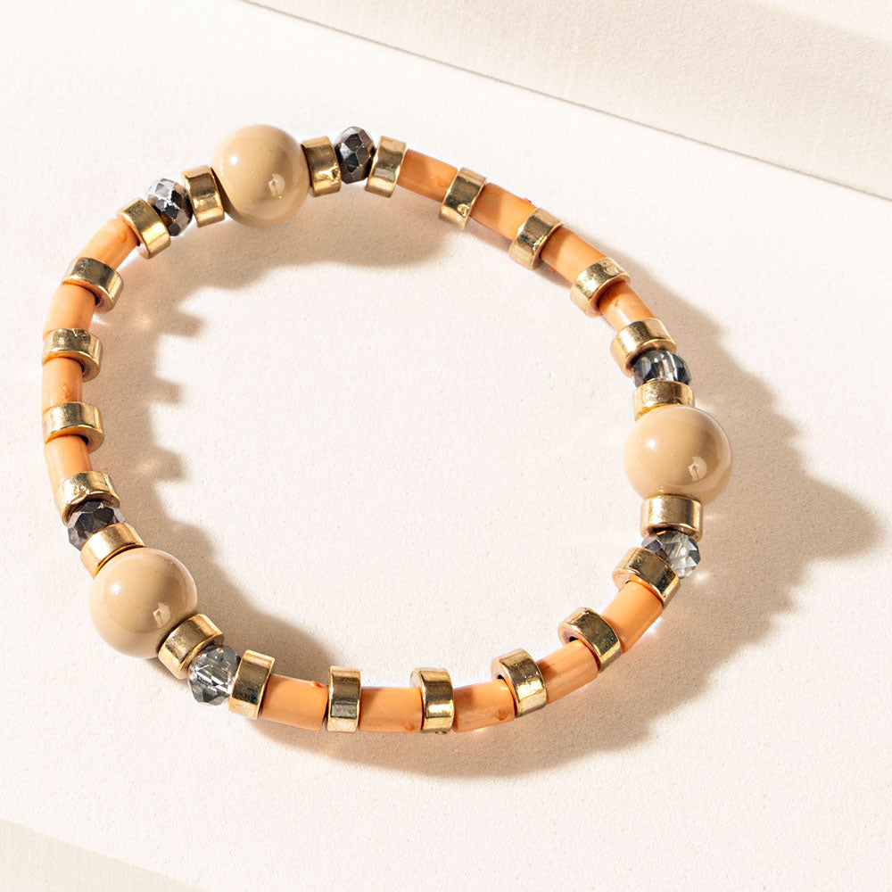 Tiger's Whisper Bracelet in Honey Brown - Myra USA