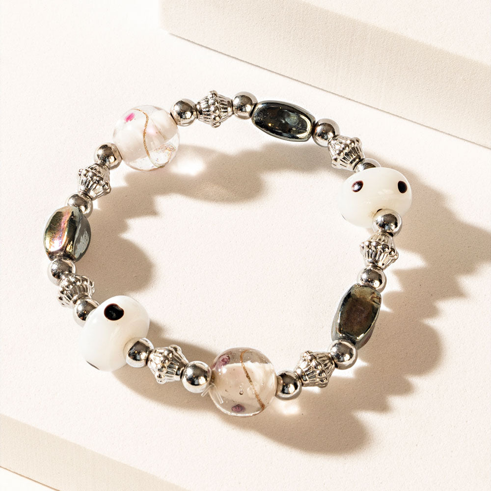 Ashen Aura Bracelet in Frost Grey - Myra USA