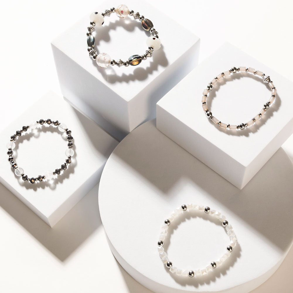 Ashen Aura Bracelet in Frost Grey - Myra USA