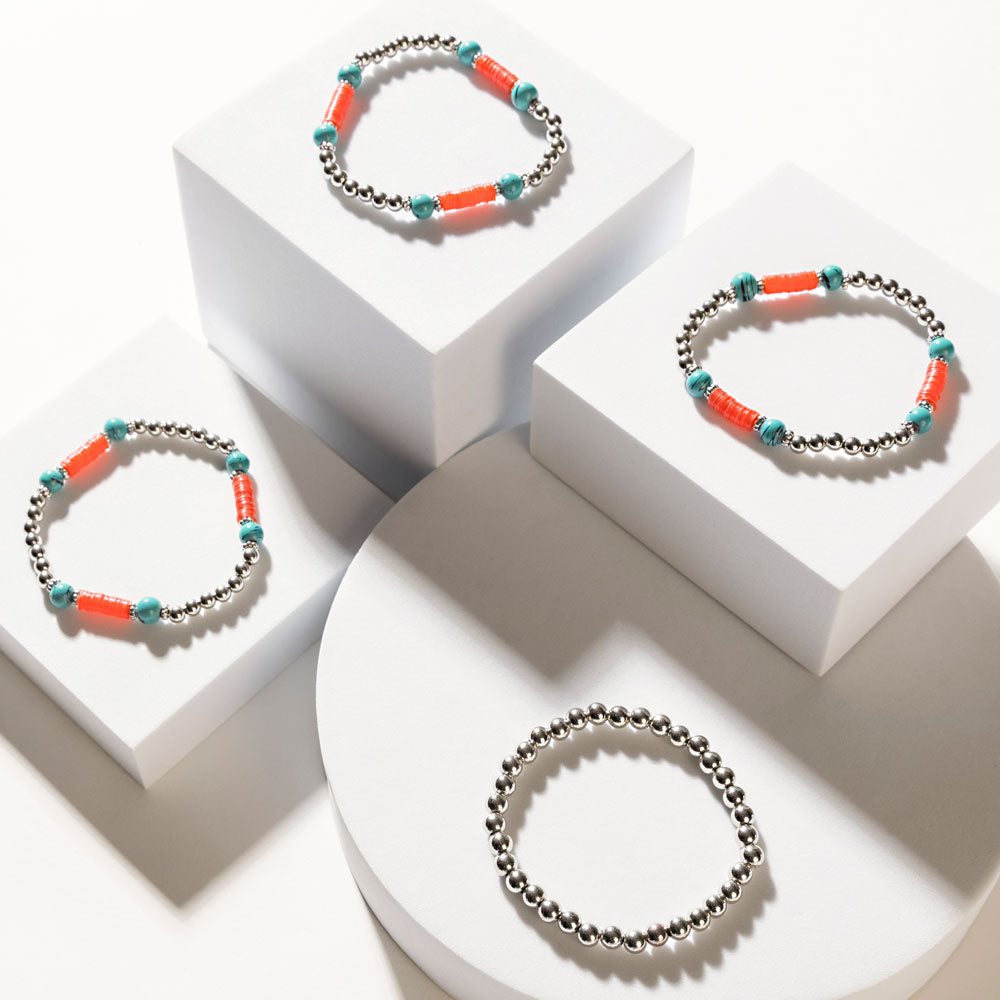 Red River Ritual Bracelet in Aqua Red - Myra USA