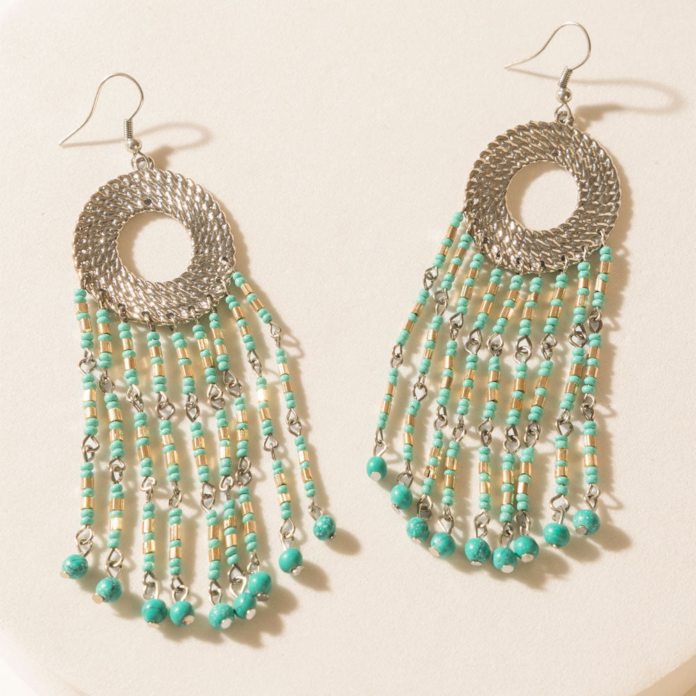 Desert Jewel Earrings in Golden Sage - Myra USA