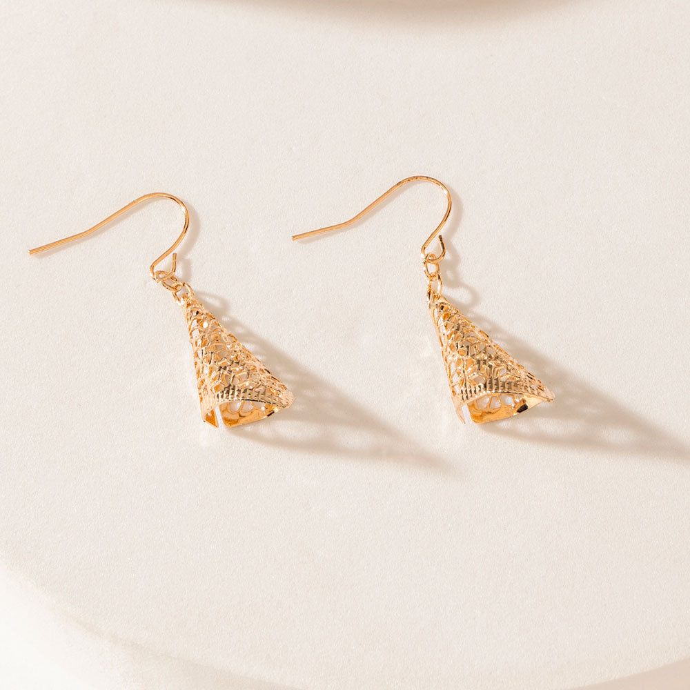 Elouise's Earrings in Desert Gold - Myra USA