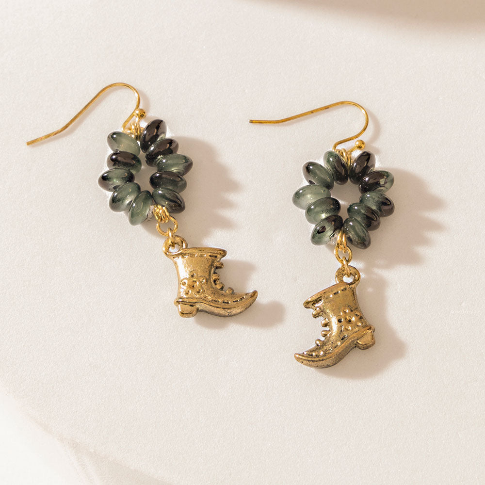 Tiny Trouble Earrings in Midnight Onyx - Myra USA