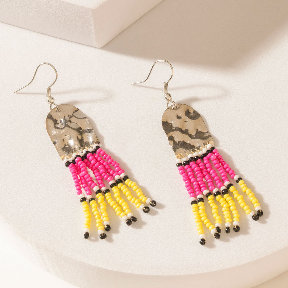 Wild Vaquero Earrings in Rodeo Pink - Myra USA