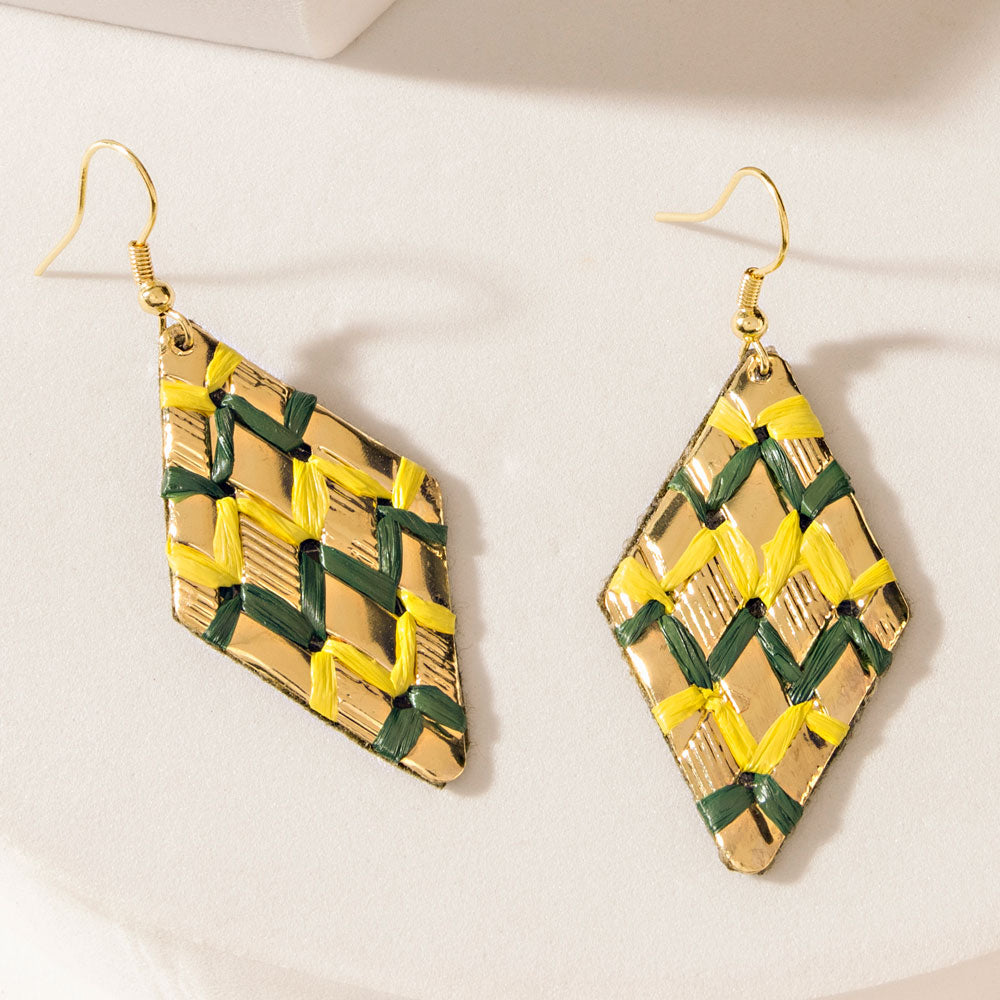 Zest & Forest Earrings in Sundrop Green - Myra USA