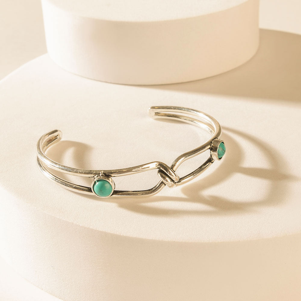 Rider’s Promise Cuff in Wild Silver - Myra USA