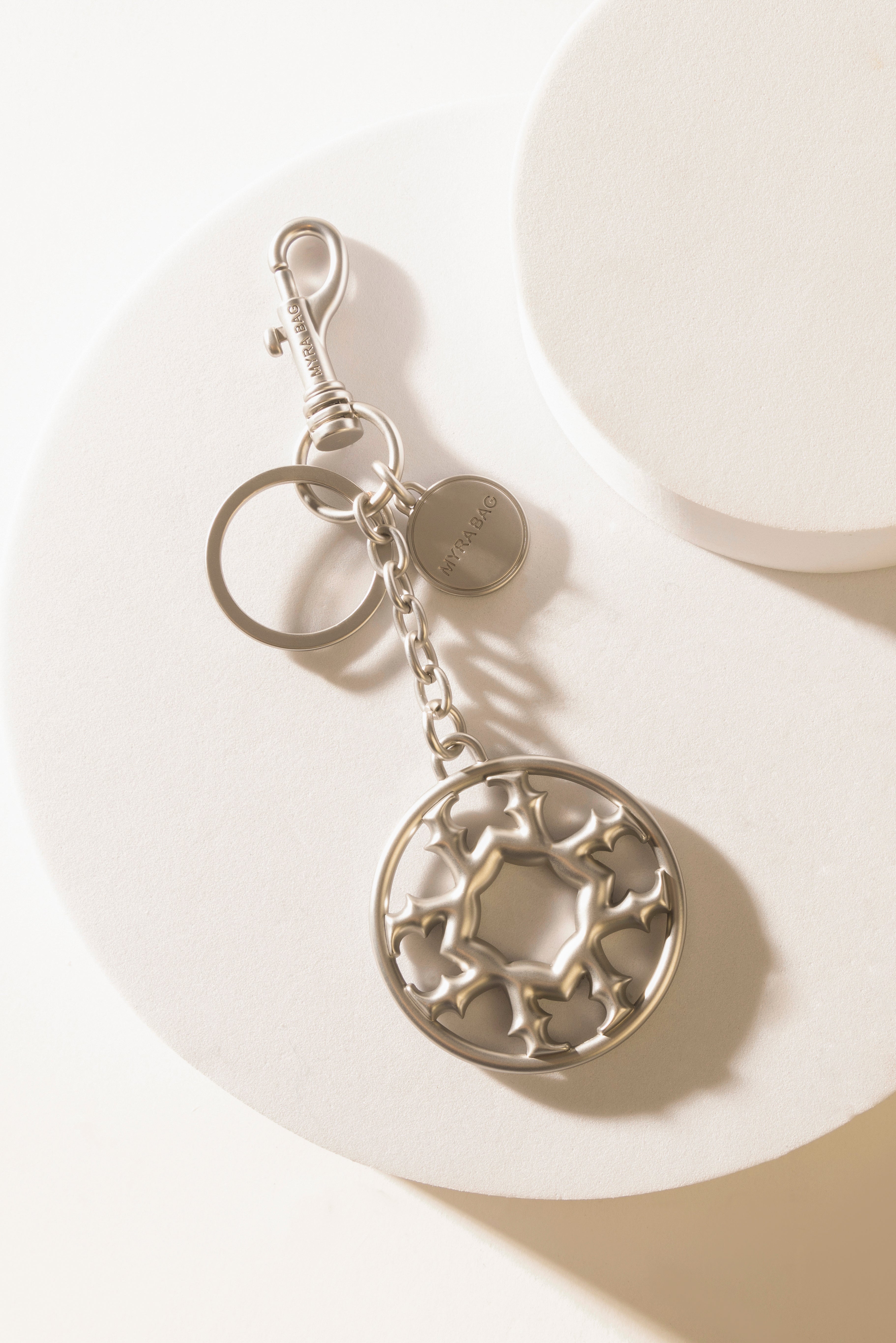 Myra Legacy Loop Charm in Matt Nickel - Myra USA