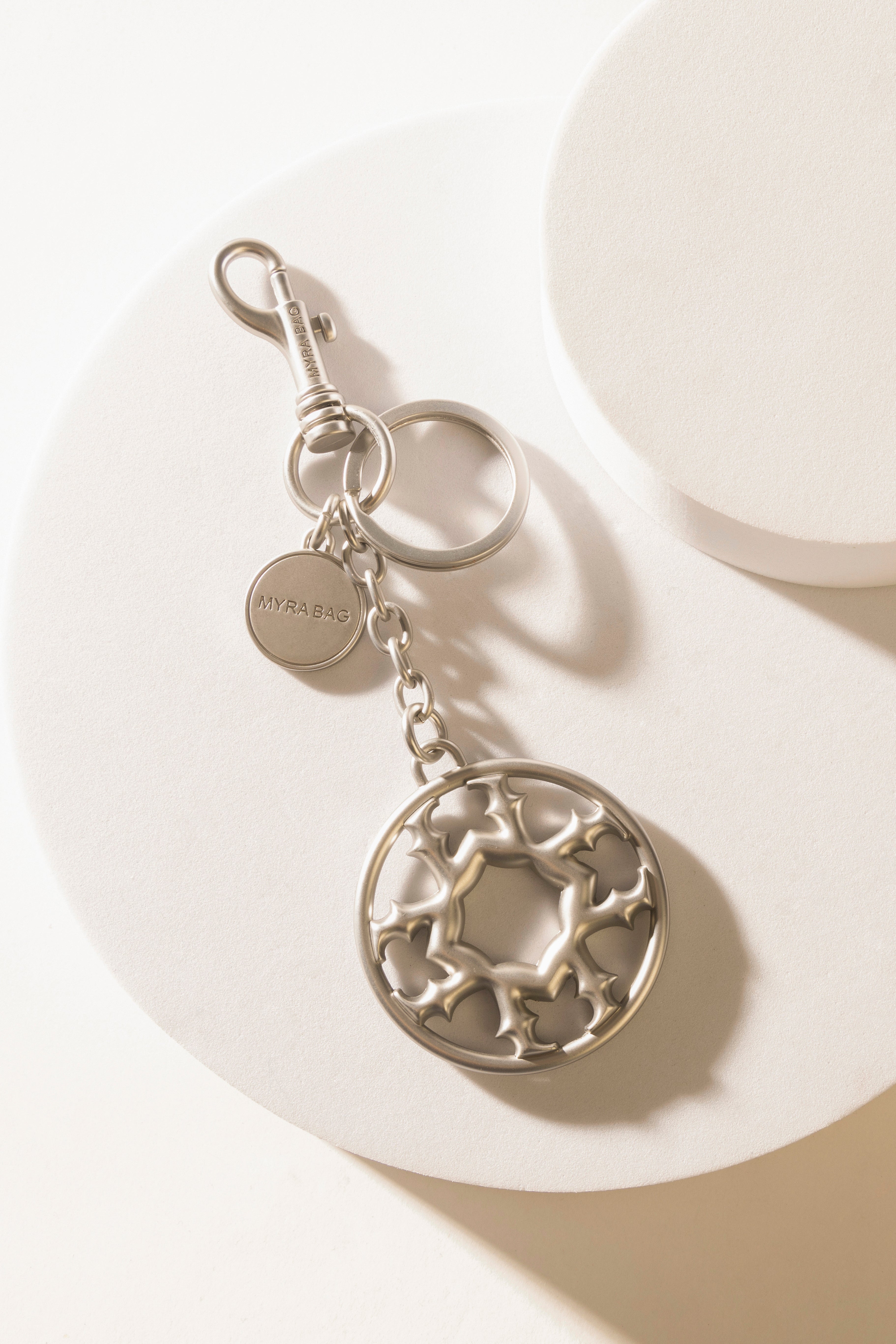 Myra Legacy Loop Charm in Matt Nickel