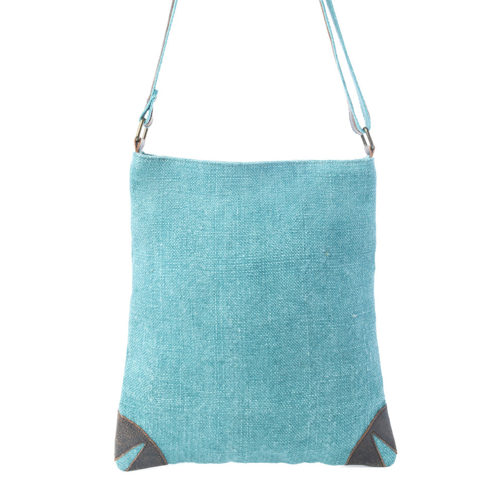 Myra Western Jade Shoulder Bag in Aqua Sage