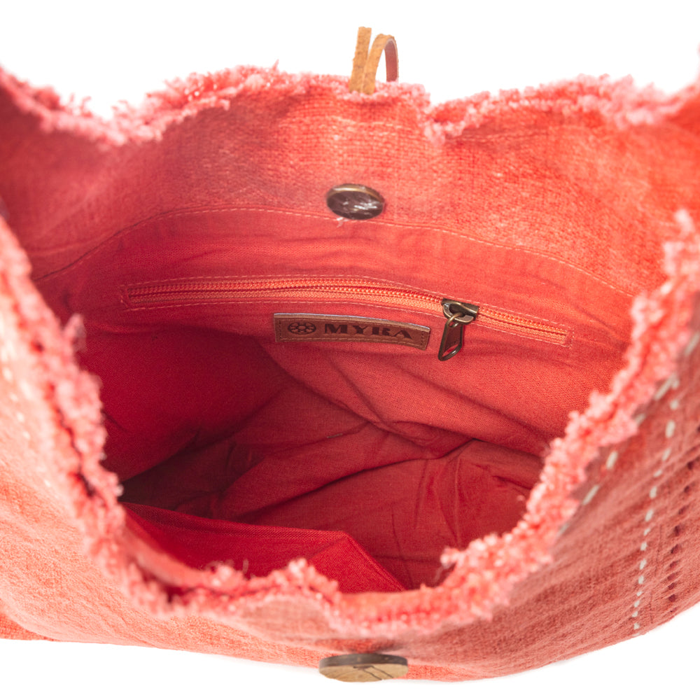 Myra Wild Scarlet Shoulder Bag in Desert Hibiscus