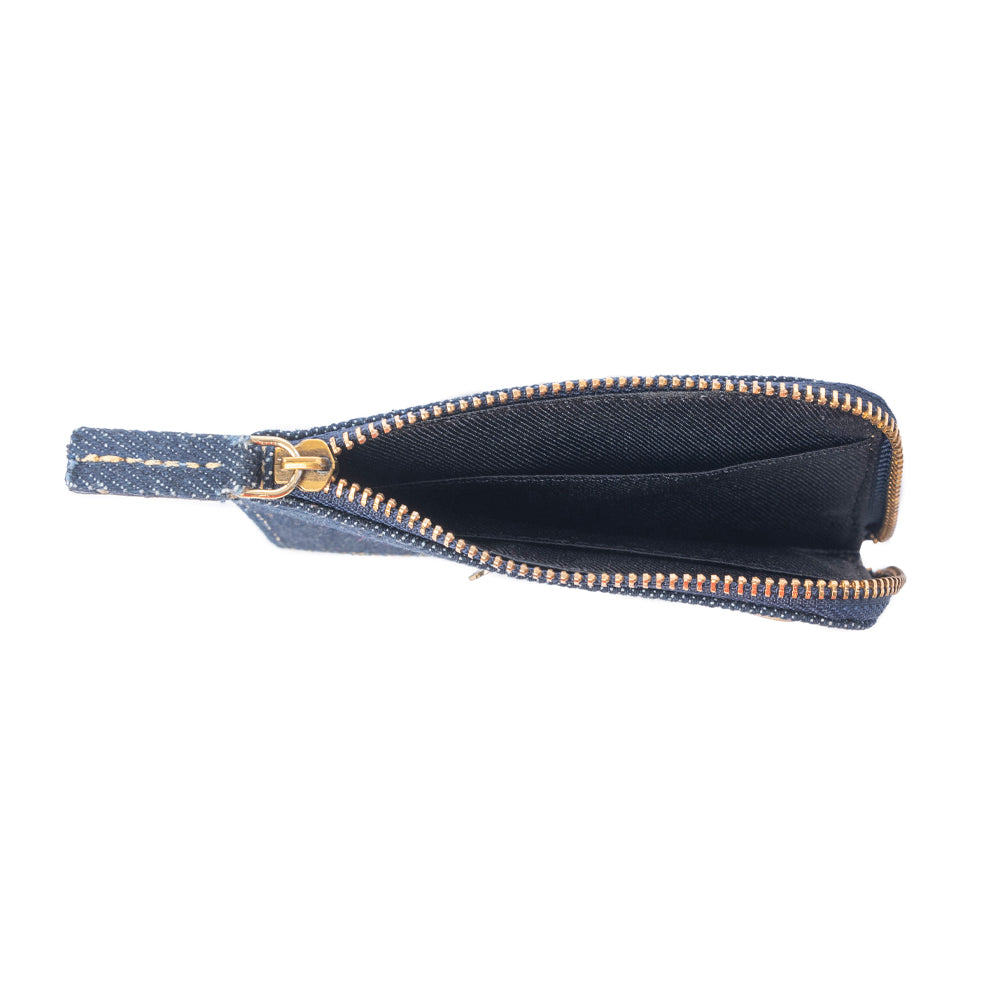Myra Nava Indigo Credit Card Holder in Vintage Denim