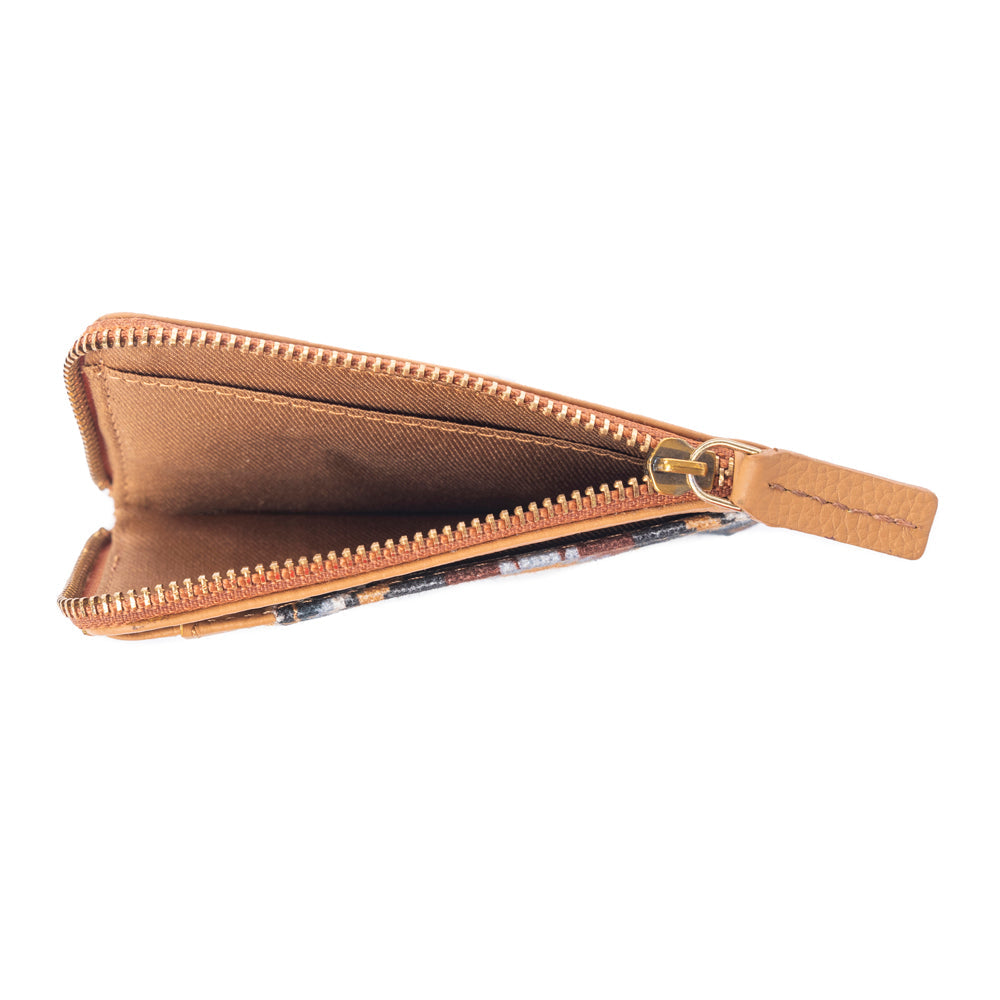 Myra Urban Prairie Leather Credit Card Holder in Golden Rust