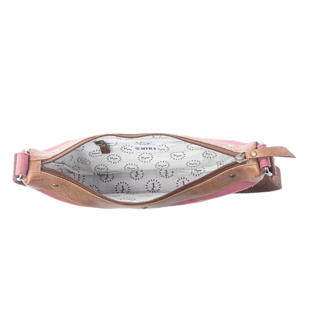 Myra Goods Mauve Ridge Crossbody Bag in Dusty Rose