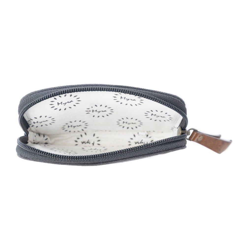Myra Goods Raven Night Wallet in Smoky Ash
