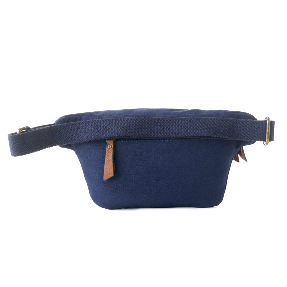 High Noon Fanny Pack for Women in navy with printed detail - Myra USA