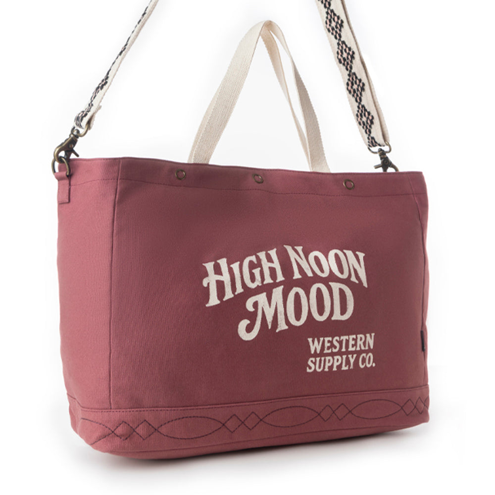 Myra High Noon Rebel Weekender Bag in Ruby Wine - Myra USA