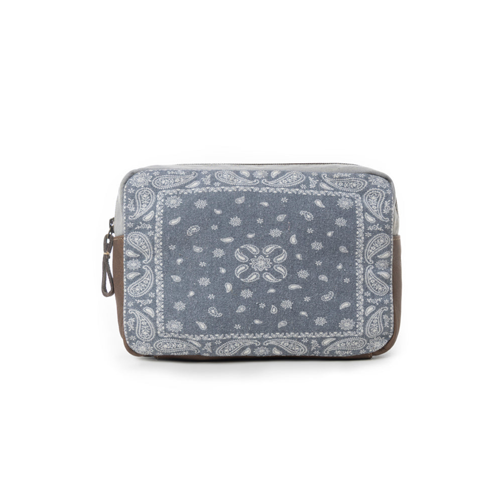 Myra Paisley Plains Pouch in Bandana Blue - Myra USA