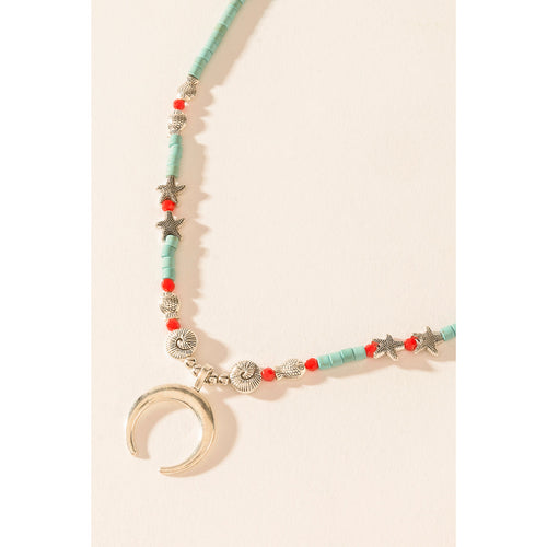 Myra Red River Necklace in Lunar Blue - Myra USA