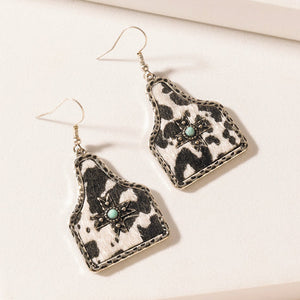 Myra Shadowflower Earrings In Lariat Speckle - Myra USA