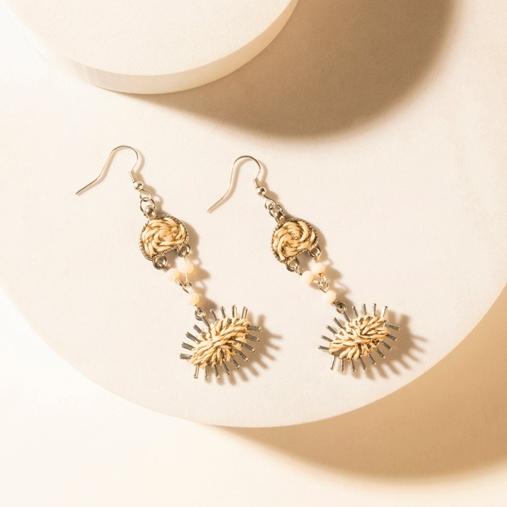 Myra Sunburst Trail Earrings in Prairie Gold - Myra USA