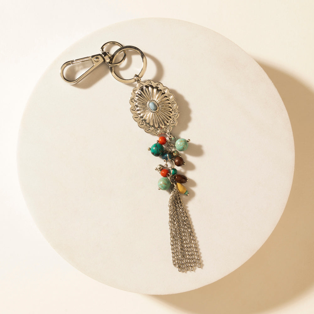 Myra Chili Trail Concho Keychain in Fiesta Mix - Myra USA