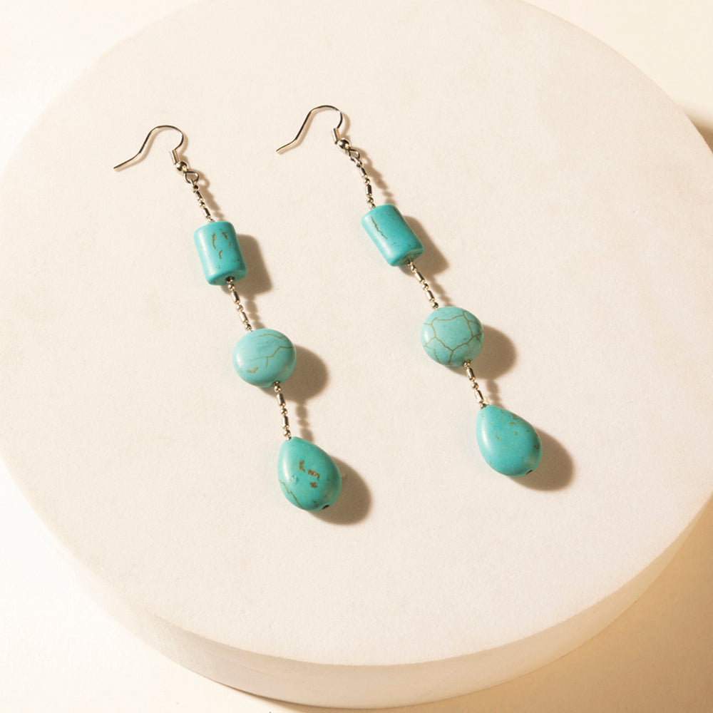 Myra Rio Rodeo Teardrop Earrings in Lagoon Turquoise - Myra USA